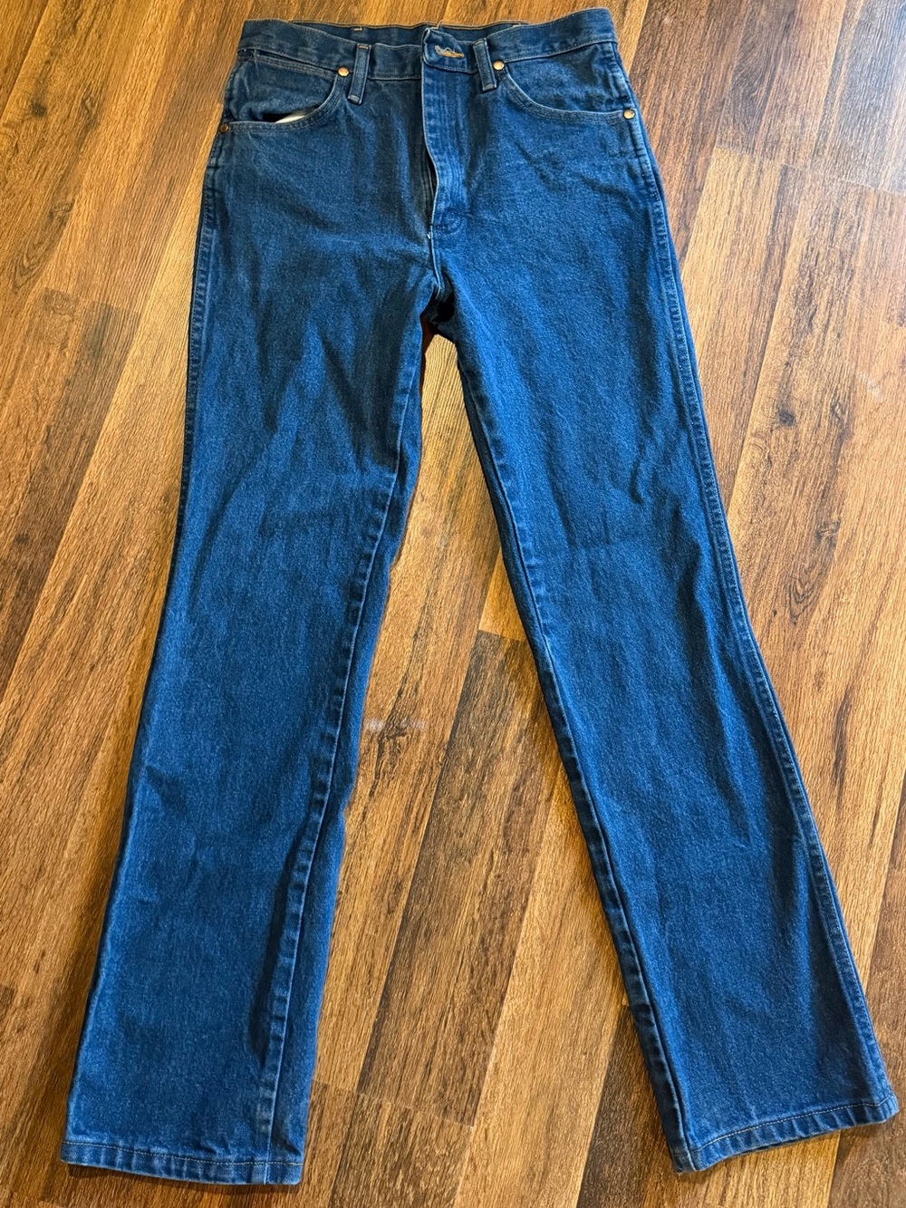 Vintage Wrangler 936DEN Mens Cowboy Cut Rigid Slim Fit Denim Jeans 30x32